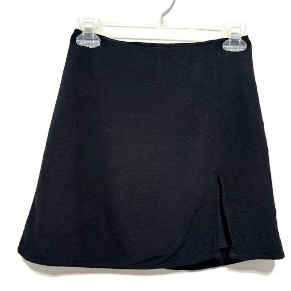 Sunday Best Aritzia Skirt Black Short Mini Pencil Tweed Preppy Work Women Size 0 - Picture 1 of 8